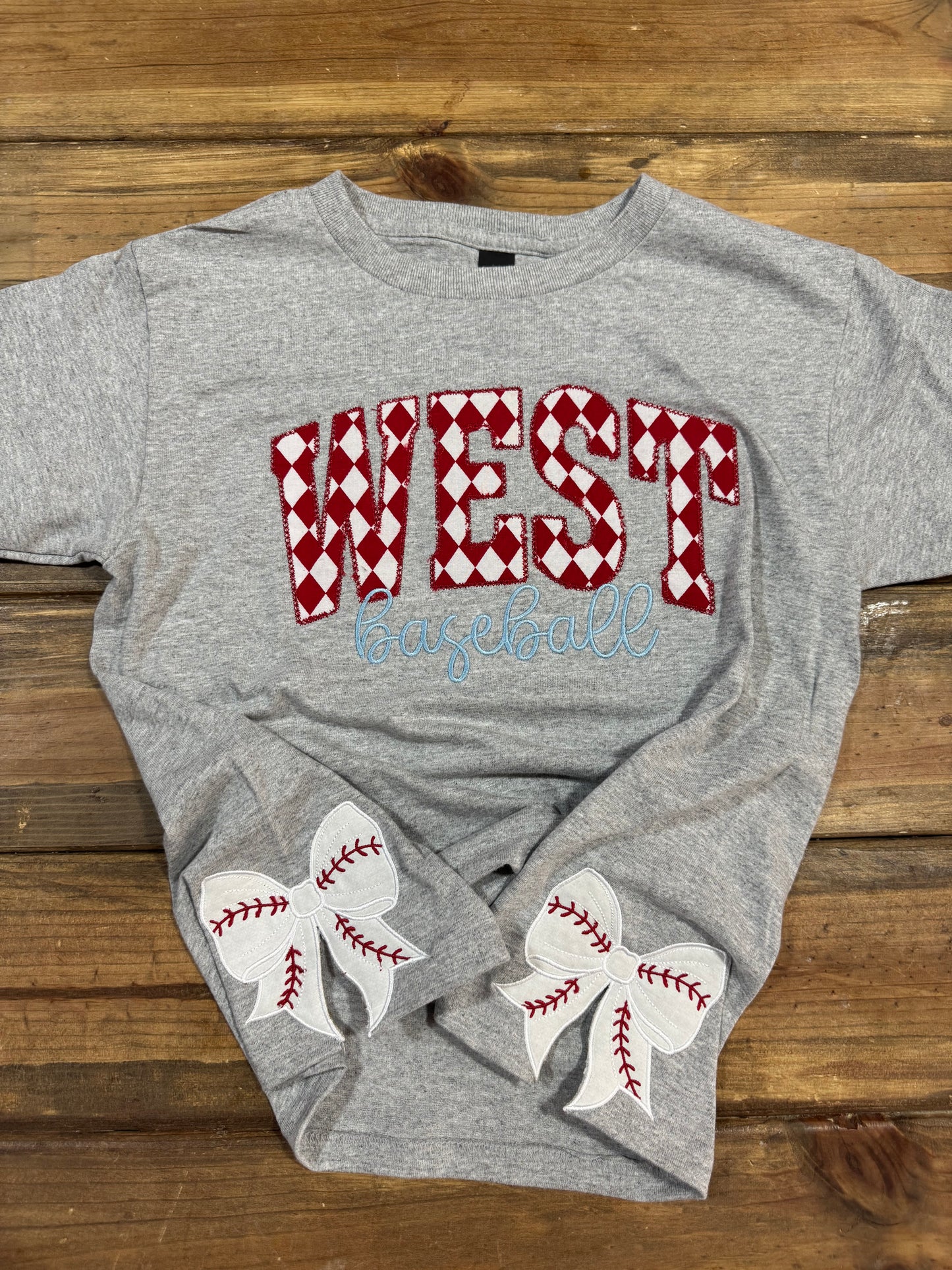 West Baseball with Bows